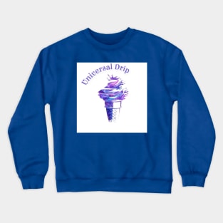 Universal Drip Galaxy Ice cream cone Crewneck Sweatshirt